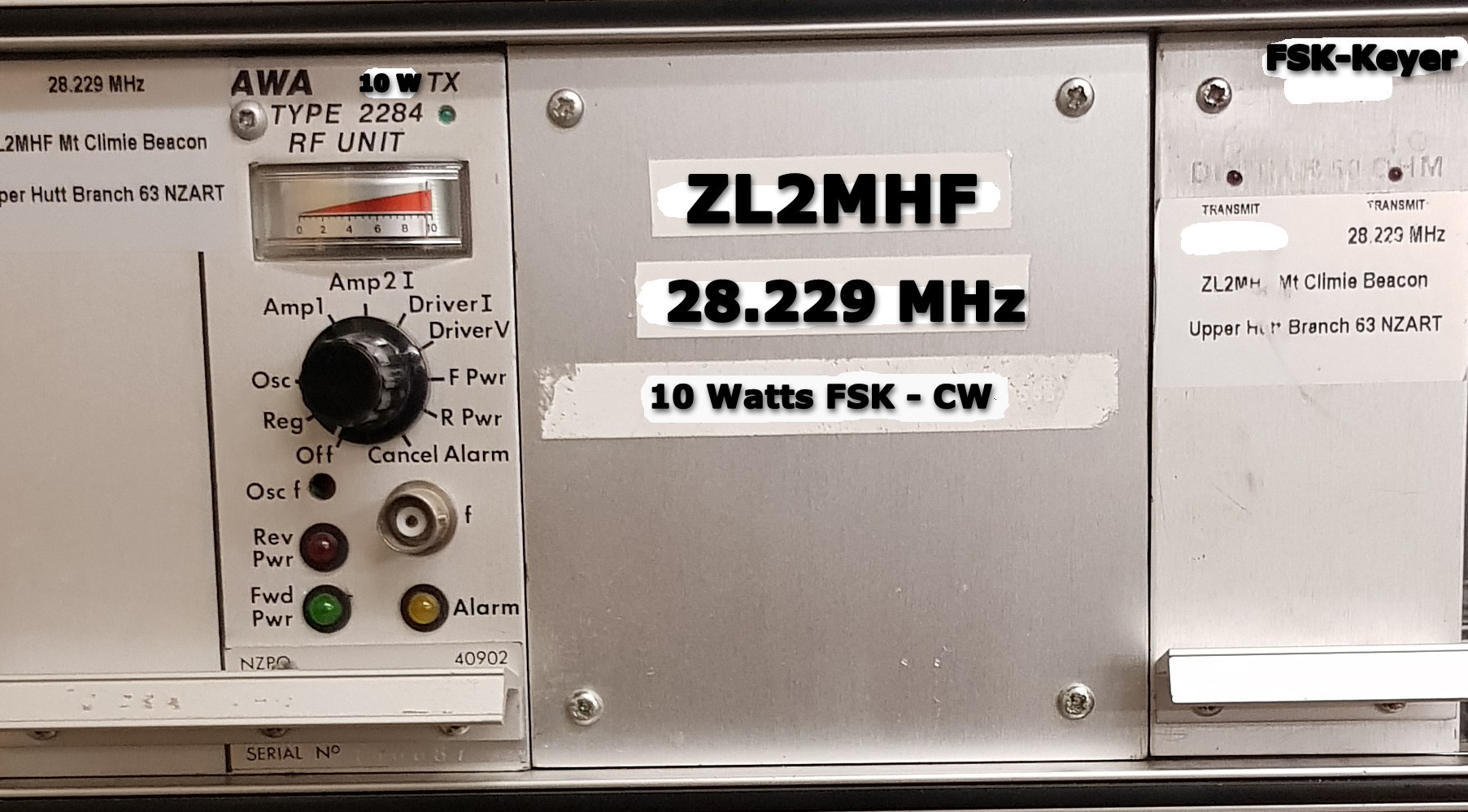 ZL2MHF 28.229 MHz Beacon