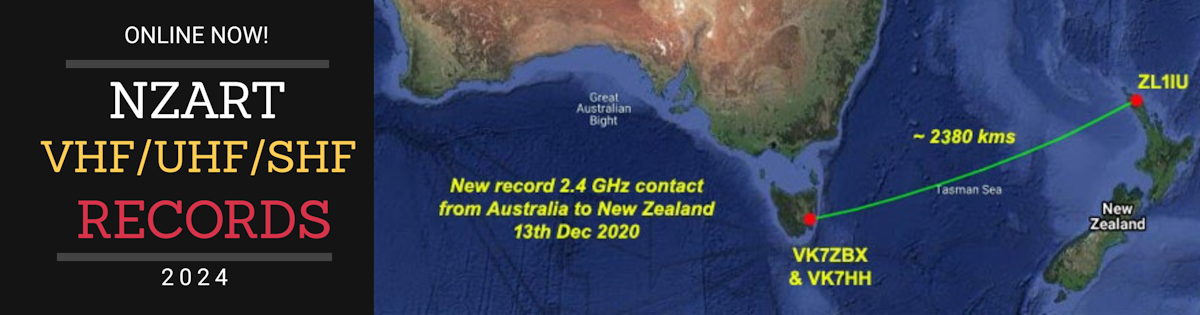 New Zealand VHF/UHF/SHF DX Records